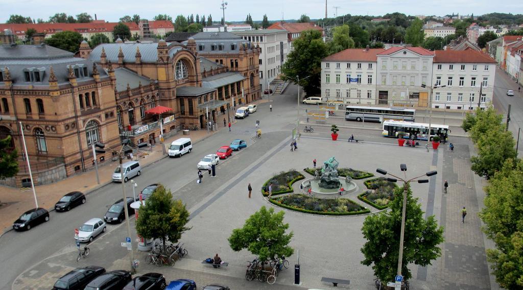 שוורין Hotel Pension Schwerin-Haus Schreiber מראה חיצוני תמונה